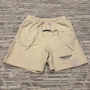 Essentials Fear of God FOG Shorts Men’s Large 7” Drawstring Logo Read